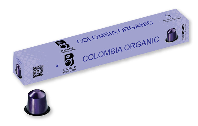 <tc>بيطار كولومبيا كبسولات القهوة العضوية 10 كبسولات</tc>