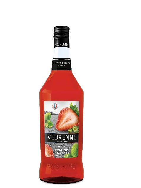 VEDRENNE SYRUP STRAWBERRY 1L
