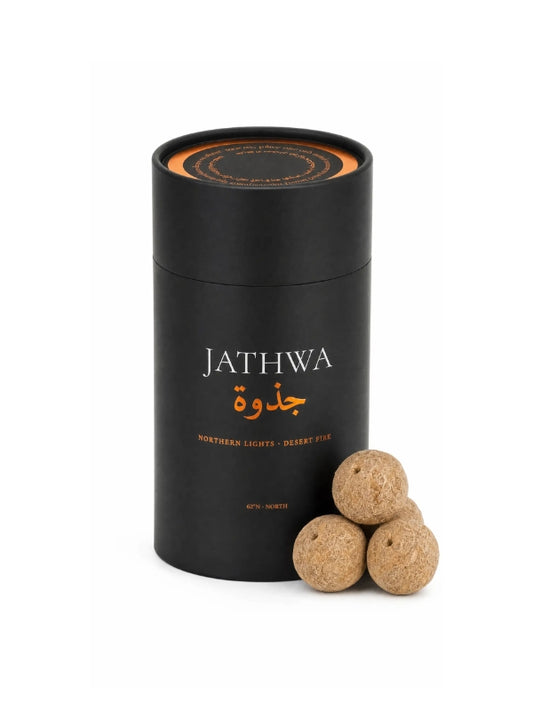 Jathwa Natural Wood Fiber & Paraffin Wax Fire Starter Orbs - 12-Minute Burn